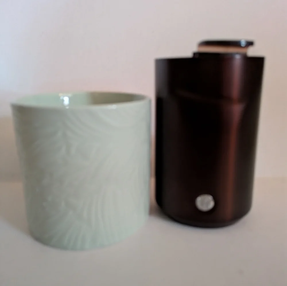 Starbucks Metallic Bronze Copper Stainless steel Tumbler and mint mug